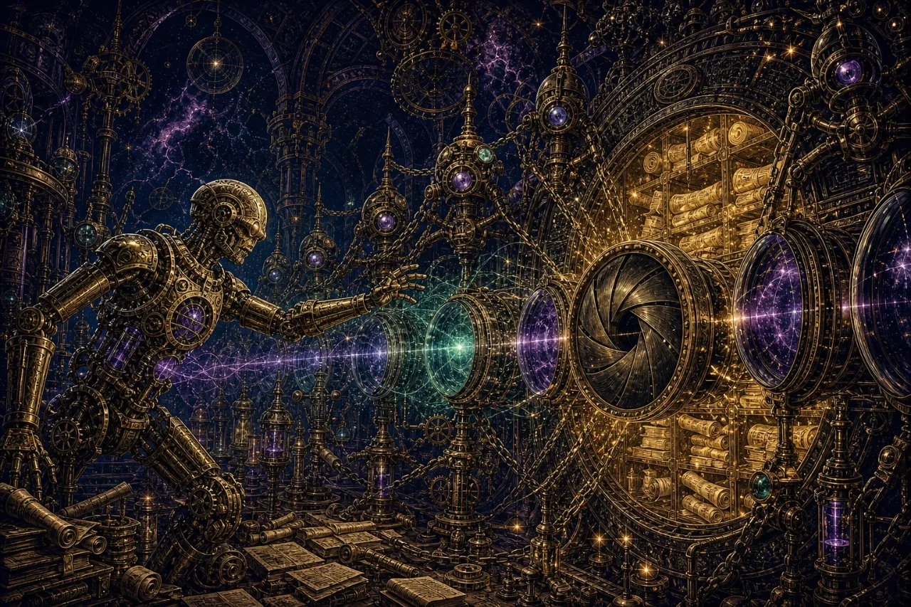 Engraved alchemical cover artwork for &ldquo;Your AI Agent Just Read Your .env File: Why MCP Security Tools Are Suddenly a Thing&rdquo;