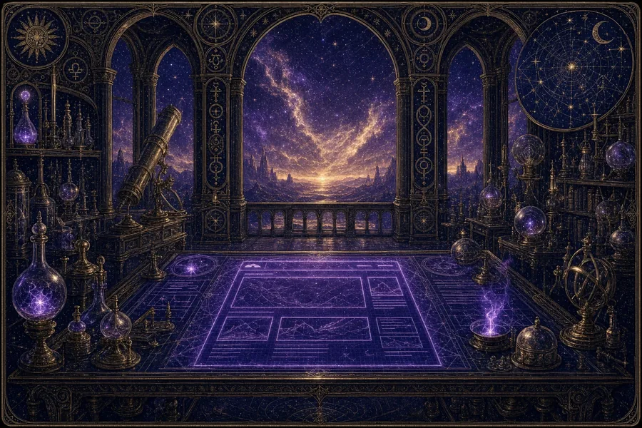 Engraved alchemical cover artwork for &ldquo;Welcome to the New wayneatkinson.com&rdquo;